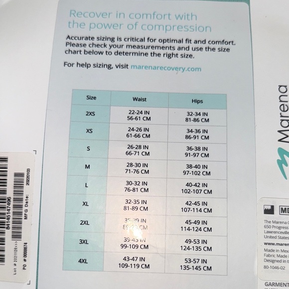 NWT Marena Recovery Black High-Back Shapewear NWT Never worn - Picture 4 of 5